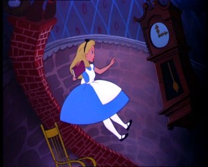 Alice-Falling-Down-Rabbit-Hole-Wallpaper